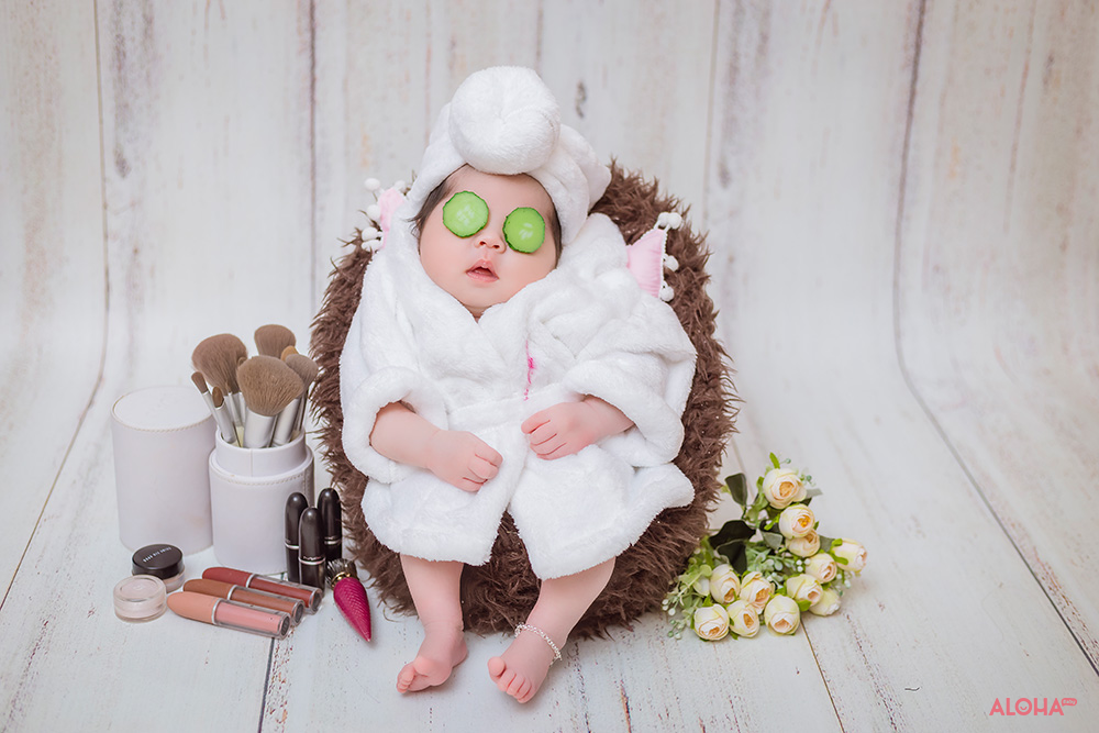 Chụp ảnh sơ sinh cho bé đang là xu hướng của thế giới