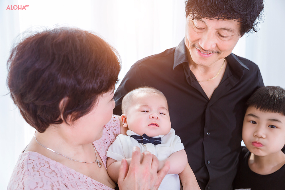 Kết hợp tình cảm gia đình vào những bức ảnh