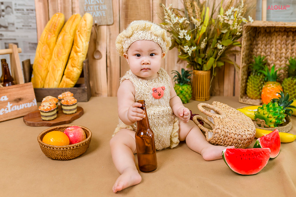 Chuẩn bị đồ chơi yêu thích sẽ giúp bé chụp hình tự nhiên